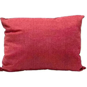 Marge Carson Duck Feather Pillow Cranberry Red 18 X 22 Holiday Home Decor
